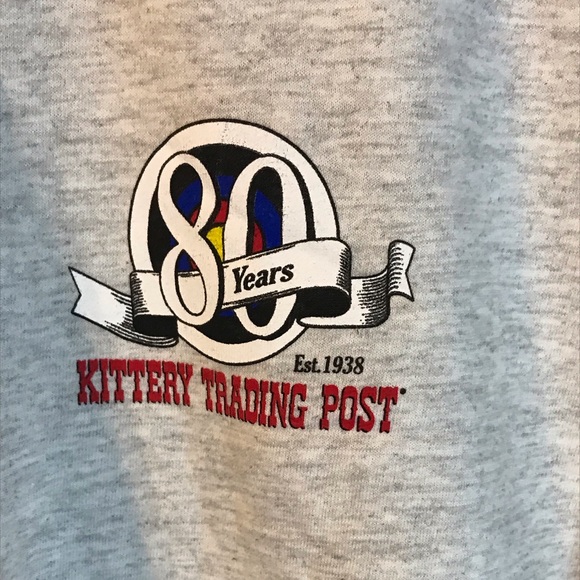 Kittery Trading Post gray 80th Anniversary tee-shirt - Picture 4 of 6